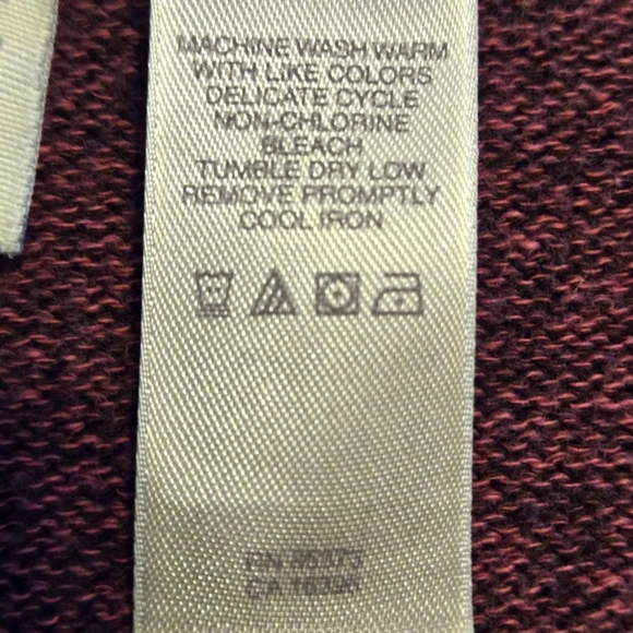 First Issue Women’s XL Pullover Sweater Metallic Colorblock Rust Plum Taupe - Picture 4 of 13